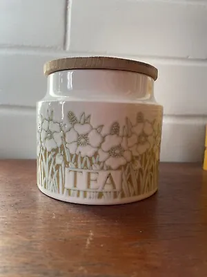 Buy Hornsea Fleur Tea Storage Jar/canister, 1970s, Used, Retro, Vintage, See Desc • 0.99£