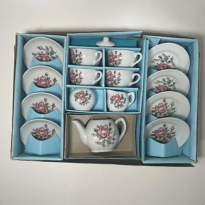Buy Vintage Miniature Ceramic Child’s Tea Set Made In Japan, W.H. Smith & Son, Boxed • 35£