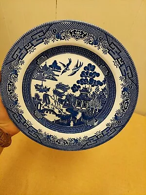 Buy Churchill Staffordshire England Blue Willow Design Fine English China Tableware • 12.46£