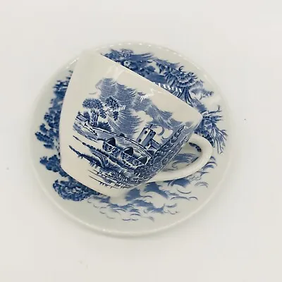 Buy Vintage Enoch Wedgewood Countryside Coffee/Teacup And Saucers - 2 Piece • 8.64£