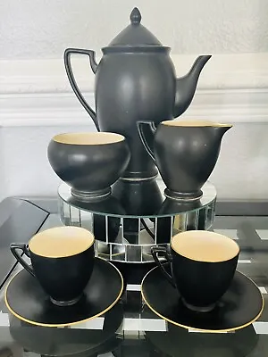 Buy Art Deco Carlton Ware Demitasse Coffee Set • 213.38£