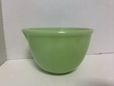 Buy McKee 1940’s Jadeite Mixing Bowl With Spout 6.5 Inches. Excellent Condition • 28.46£