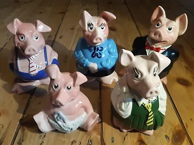 Buy NatWest Pigs Piggy Bank Money Boxes. By Wade. Full Set Set Of 5. 1980s  • 59.99£