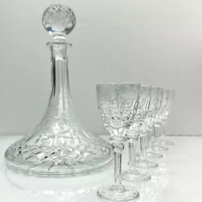 Buy Ships Decanter | Vintage Rogaska Crystal Liqueur Set | Decanter And Six Glasses • 274.05£