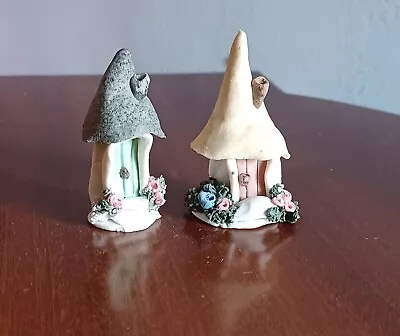 Buy Miniature Hand Made Clay Fairy Houses • 18£