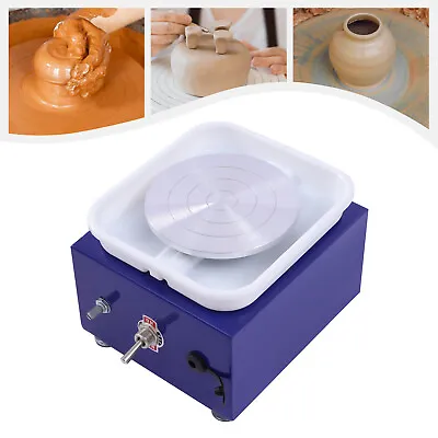 Buy 24W Mini Electric Pottery Wheel Ceramic Machine Work Clay Art Craft DIY 10cm • 43.50£