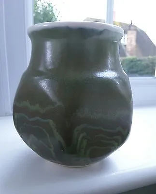 Buy Vintage Aviemore Pottery Wax Resist Vase.  • 16£