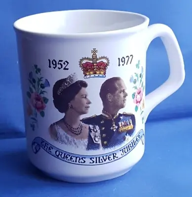 Buy TAMS PALL MALL WARE Queen Elizabeth II Silver Jubilee 1977 Commemorative Mug #65 • 2.99£