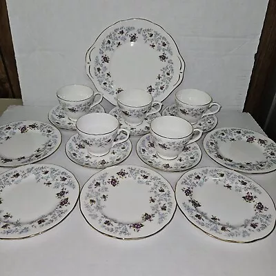 Buy Enchanting Duchess Bone China England excellent Condition Purple Violet Gold  • 237.17£