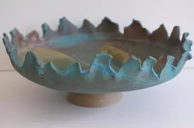 Buy A Unique Large Art Pottery Fruit Bowl?. • 49.99£