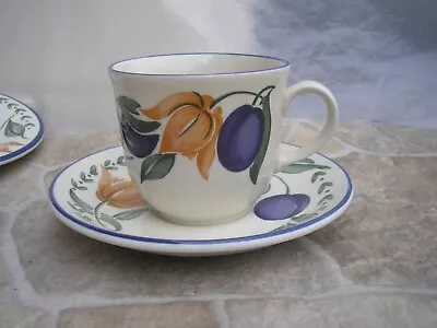 Buy Staffordshire Tableware Plums Cup & Saucer • 3.80£