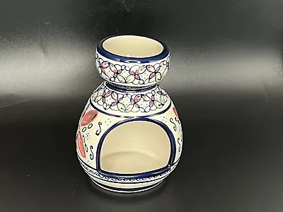 Buy Javier Servin Mexico Hand Painted Ceramic Wax Warmer Oil Burner Tea Light • 16.06£