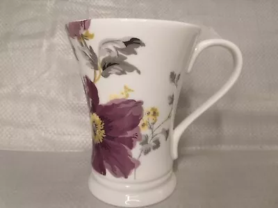 Buy 1 X Laura Ashley Floral China Mug Cup Tea Coffee Purple Blossom Flower  • 8.99£