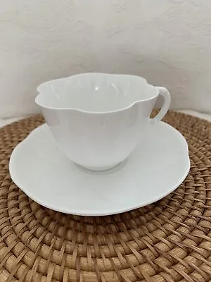 Buy Shelley Fine Bone China. Scalloped Tea Cup And Saucer. Made In England. Vintage. • 30£
