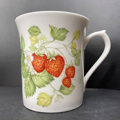 Buy Vintage Queen’s Virginia Strawberry Fine Bone China Mug Made In England Rosina • 19.90£
