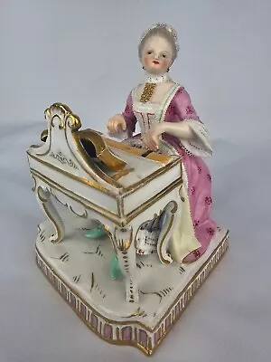 Buy Meissen Woman Seated At Piano (Sense Of Hearing) • 900£