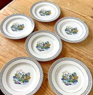 Buy Swinnertons Porcelain English Bone China Side Plates X 6 Vintage • 12.50£
