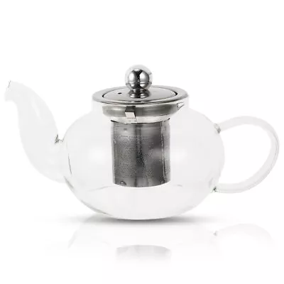 Buy Tea Tea Kettle Transparent Teapot Teapot With Infuser Glass Tearoom • 12.38£