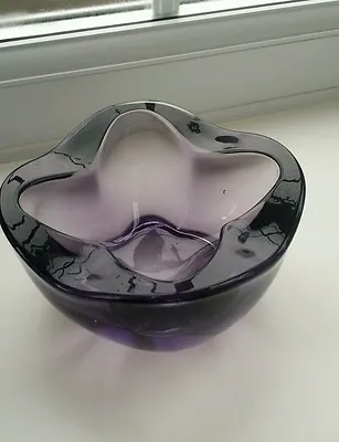Buy Sklo Union/Rosice, Purple Glass Bowl By Rudolf Jurnikl  • 24£