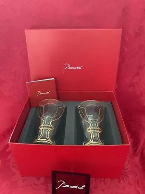 Buy NIB NEW FLAWLESS Glass BACCARAT France Pair SILHOUETTE Crystal HIGHBALL TUMBLERS • 414.65£