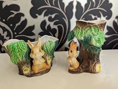 Buy Hornsea Pottery Vases Dishes 2x Rabbit • 14.50£