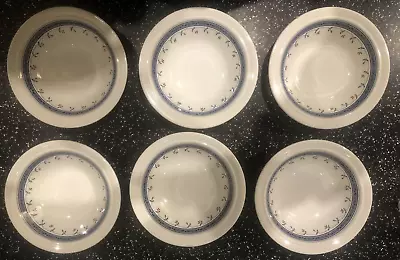 Buy Set Of Six BHS Monaco Tableware Small 17cm Cereal / Pudding Bowls • 5£