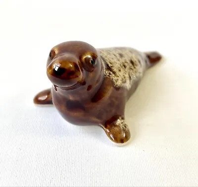 Buy Fosters Pottery Honeycomb Glaze Baby Seal 12.5cm Long In Very Good Condition • 8.50£