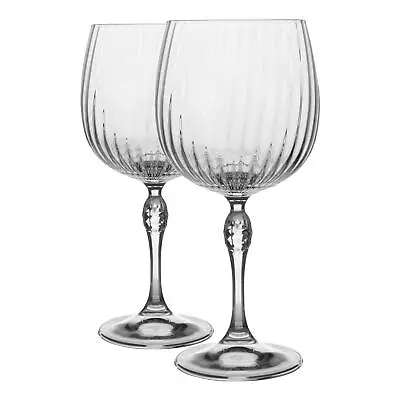 Buy 2x America '20s Gin And Tonic Glasses Art Deco Cocktail Copa De Balon 745ml • 18£