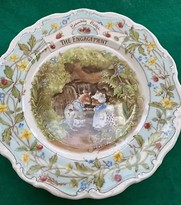 Buy Royal Doulton Brambly Hedge  The Engagement  Plate 8.25  Wide • 25£