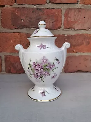 Buy Vintage Hammersley Fine Bone China   Victorian Violets   Decorative Urn / Vase • 7£