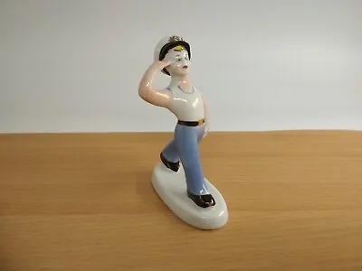 Buy Vintage Soviet Porcelain Figurine Of A Young Sailor, Made In The USSR • 27.50£