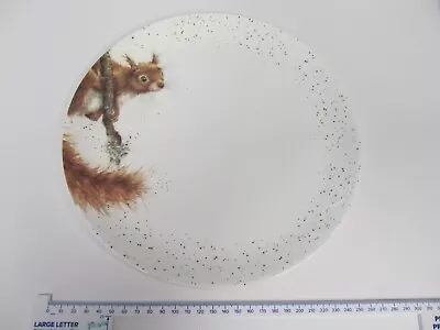 Buy Royal Worcester Wrendale 27cm Squirrel Dinner Plate Designed By Hannah Dale • 3£