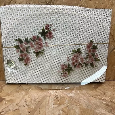 Buy Vintage 1960s Chance Glass Floral Oval Serving Platter Plate - Boxed • 4.99£