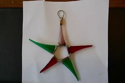 Buy Stained Glass Star Window Hanging Sun Light Catcher - Approx 4 Inches • 6.99£