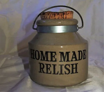 Buy Vintage Moira Stoneware Home Made Relish Storage Jar • 10£