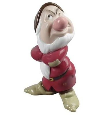Buy Nao By Lladro  Disney Porcelain Figurine Grumpy 02001814 Was £95.00 Now £85.50 • 85.50£