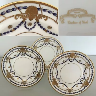 Buy Pristine Rare Thomas Goode Duchess Of York Set Of 3 Side Plates 16cm Dia • 175£
