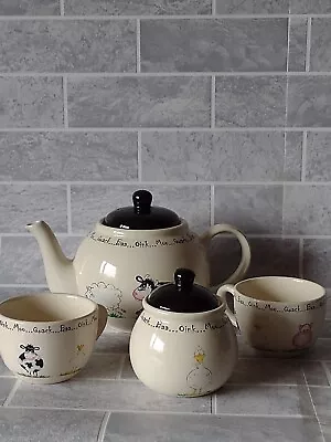 Buy Price And Kensington Potteries Home Farm Part Tea Set. • 29.99£