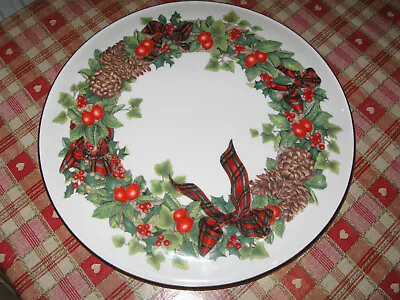 Buy Christmas Cake Stand / Table Centrepiece Royal Worcester Fine Bone China 11 Inch • 5.99£