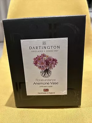 Buy Vintage Dartington Crystal Anemone Vase BNIB • 9.95£