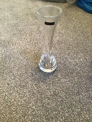 Buy Brand New Thomas Webb Clear Crystal 8” Tall  Bud Vase • 10£