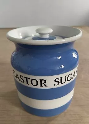 Buy T G Green Cornishware Blue White Storage Jar Castor Sugar • 40£