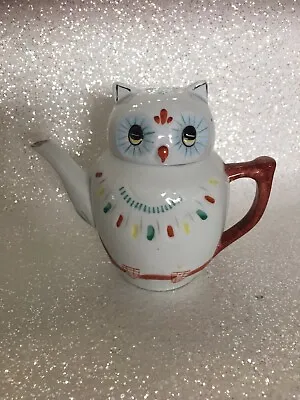 Buy Teapot Owl Design Fine Bone China Vintage Never Been Used Displayed Collector • 10.99£
