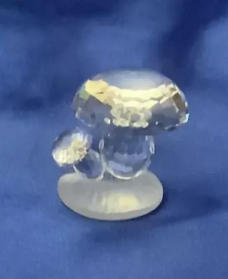 Buy Swarovski Cut Glass Crystal Toadstool [3 Cm Long] • 16£