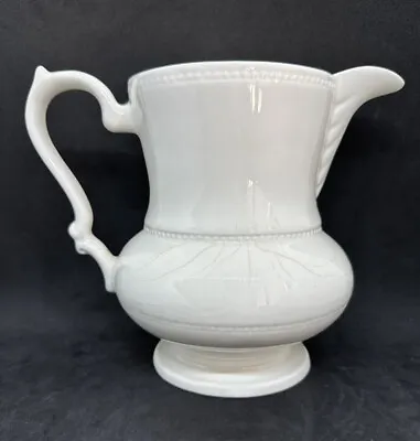 Buy Vintage Lord Nelson Pottery White Milk Pitcher 24oz. Made In England 6-77 • 21.80£