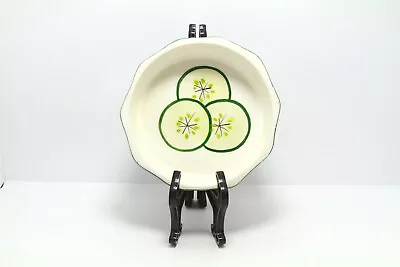 Buy Vintage Retro Toni Raymond Pottery * Hand Painted Bowl Dish Cucumber Artwork * • 7.50£