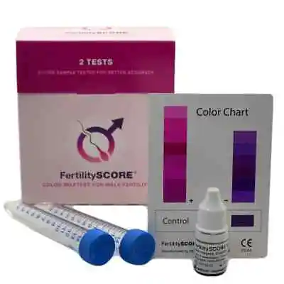 Buy MALE FERTILITY TEST Sperm COUNT And MOTILITY~TWO TESTS PACK SPECIAL OFFER 04/24 • 5.95£