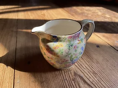 Buy Vintage Chintzware Pitcher, Small, Royal Winton, Grimwades, Floral Feast • 23.68£