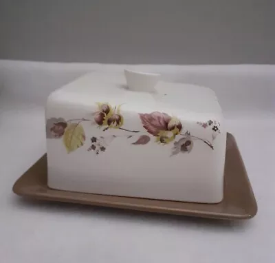 Buy Vintage Beswick~Cheese Dish~Butter Dish~Hazelnut Design~Made In England • 28£