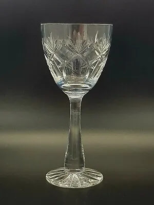 Buy A Rare Webb Corbett Lead Crystal Hock Glass Prince Charles Pattern. C1965. • 20£